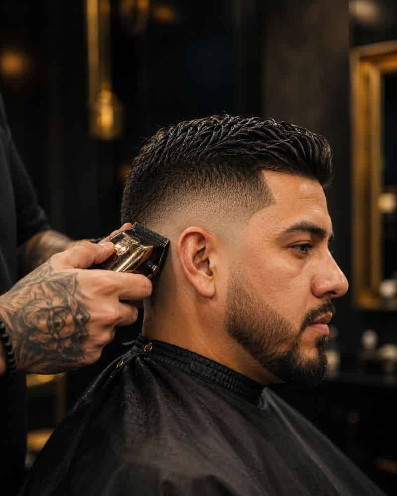 Corte de cabello fade en Querétaro